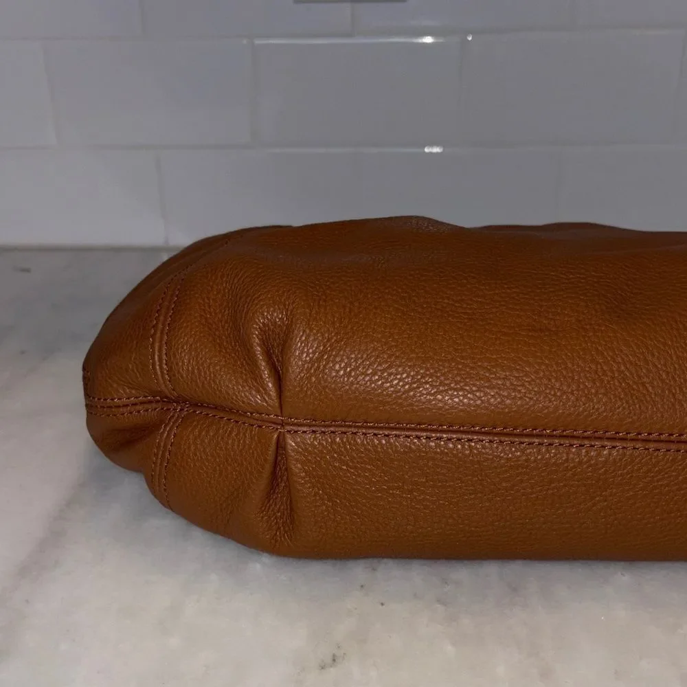 Michael Kors Bag Purse Handbag Pebbled Leather Hobo Large Shoulder Bag